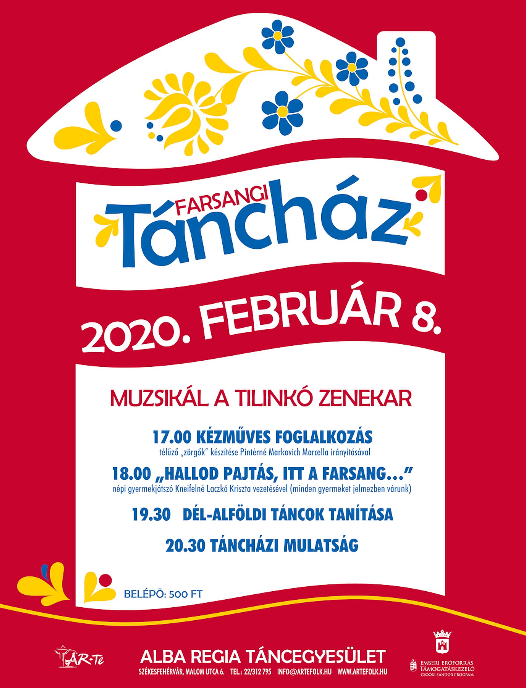 A farsang jegyében telik az Alba Regia Táncegyesület családi programja szombaton